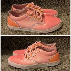 Vans Atwood Missy Pink Girls Sneakers Sz 5